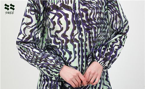Sleeve Cuff with elastic for closing