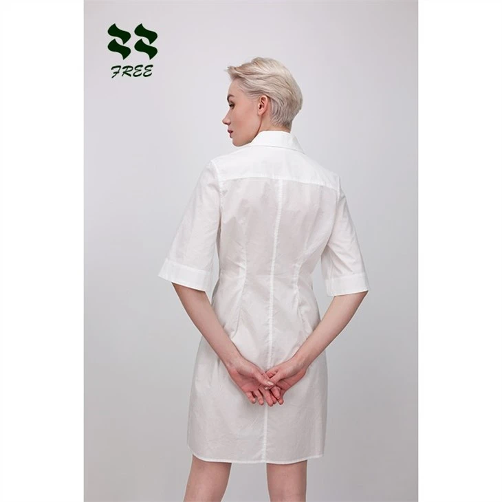 Back seem and darts dress